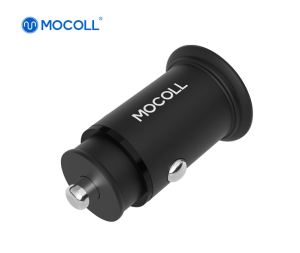 Купить  зарядное устройство Mocoll 30W Fast Charge Type-CType-A (Серия Alfa) Black-1.png